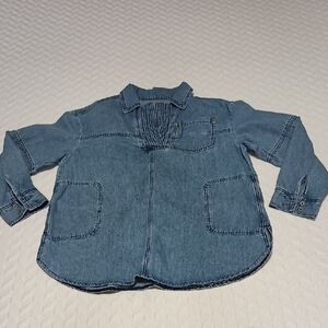 Denim Pullover Shirt